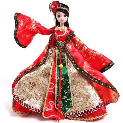 古装 芭比娃娃/[年终特惠] 中国贵妃芭比娃娃Barbie古装套装古代风芭比换装女孩...