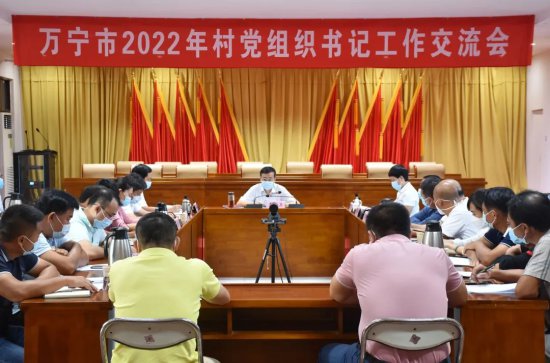 万宁市召开2022年村党组织书记工作交流会
