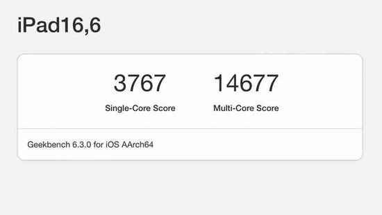 10核M4 iPad Pro早期跑分：性能改进与苹果的说法相符