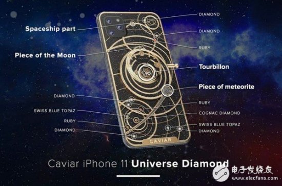 苹果iPhone 11太空定制版即将推出<em>背面展示</em>了完整的太阳系