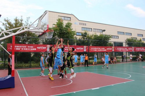 <em>建筑公司</em>徐州项目篮球队参加“村BA”篮球赛助力乡村振兴