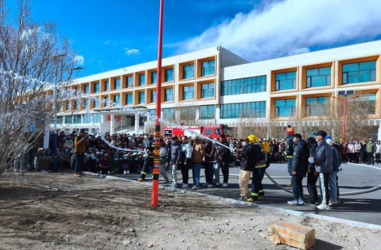 西藏日喀则市：开学第一课，<em>消防安全</em>“花样学”