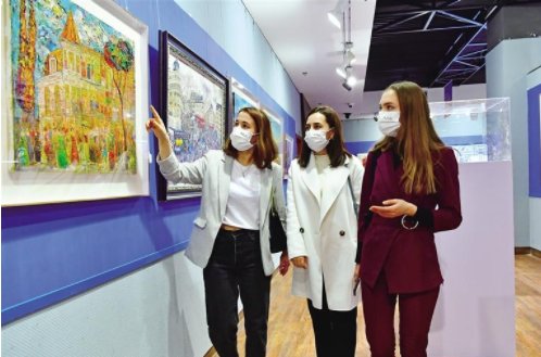 丝绸之路<em>国际艺术作品</em>展在陕西省图书馆开幕