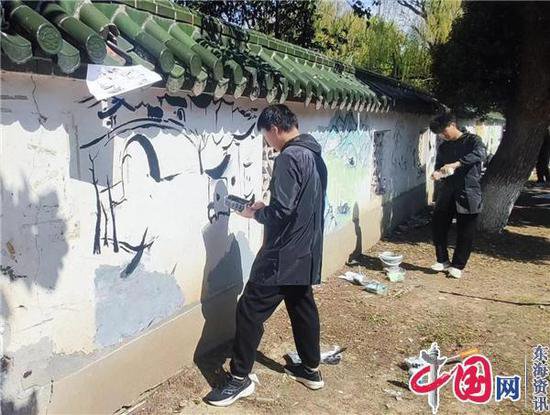 苏州北渔社区：党团共建聚合力<em> 墙绘制作</em>“添新风”
