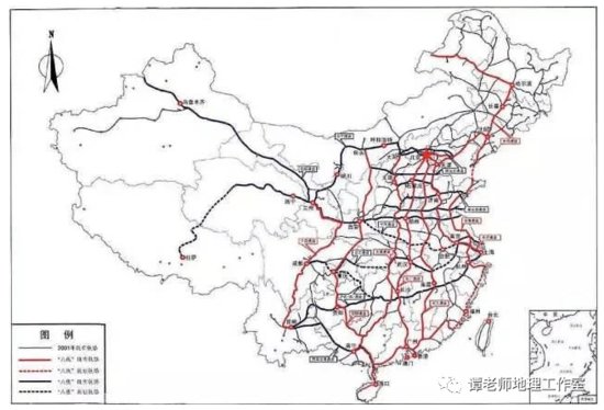 <em>火车</em>拉来的城市不仅仅只有石家庄！附中国主要铁路路线分布图