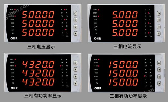 虹润<em>网上商城</em>推出OHR系列电流/电压表 电流表
