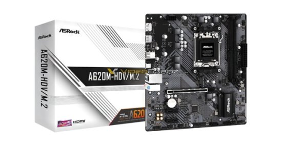 AMD入门级A620主板曝光：一马平川，<em>双</em>DDR5插槽