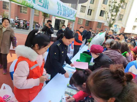 无锡旺庄街道举办绿色主题垃圾分类宣传活动
