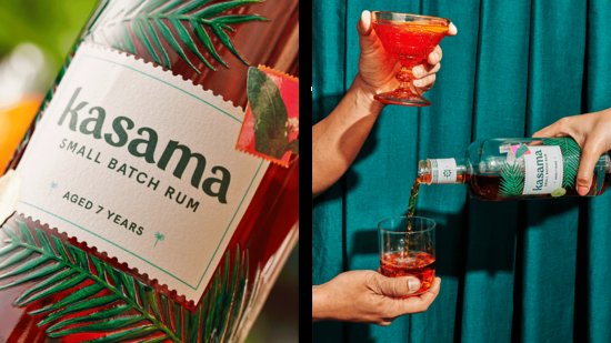 盒畔好玩大胆的酒<em>包装设计</em>,Kasama朗姆酒创意指导与制作