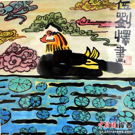 桂林举办《星空》书画展 为孤独症患者点亮爱与希望