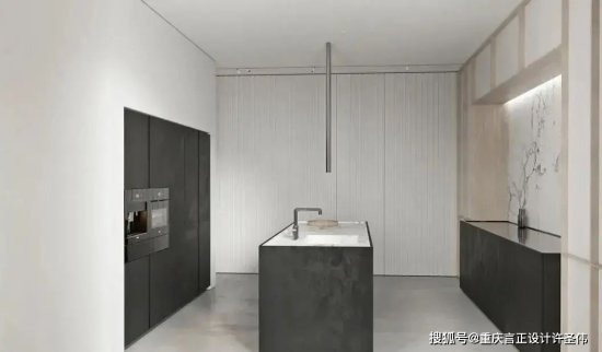 <em>重庆家装室内</em>设计工作室丨厨房+中岛，绝了！