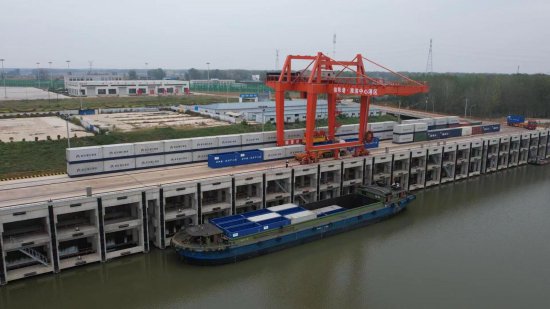 开航一年实现产值25亿元 淮滨港为淮滨高质量发展蓄力赋能