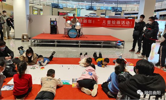 恒州镇永宁社区开展“您好新年！”儿童绘画活动