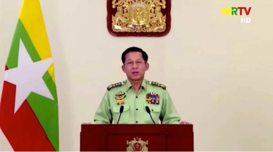 缅甸国防军总司令<em>表示</em>愿与国际社会开展友好合作