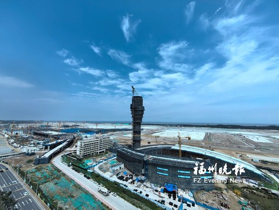 <em>福州</em>新区多个项目加速推进<em> 福州</em>机场二期T2航站楼5月封顶