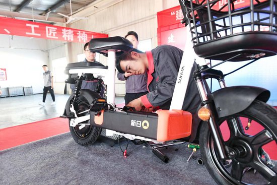 天津滨海新区举办“金锤杯”电动车技术职业技能大赛