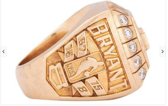 价格已达67万元，<em>科比</em>首冠同款戒指正被拍卖