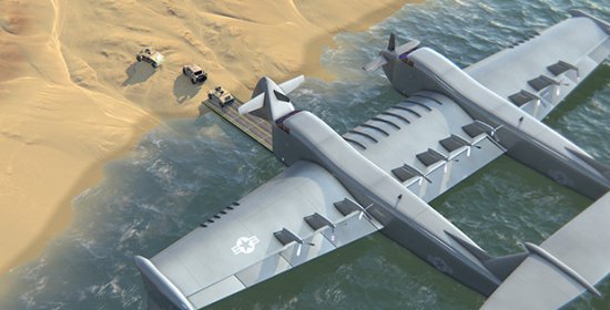 美国研制“太平洋怪物”？DARPA大型地效飞行器项目两团队方案...