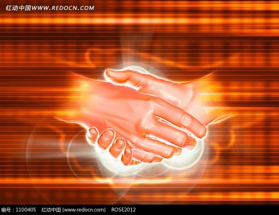 握手/握手的商业合作图