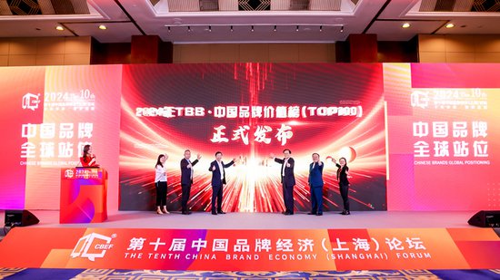 《品牌生长的力量》首发 中国品牌价值榜TOP100在沪发布