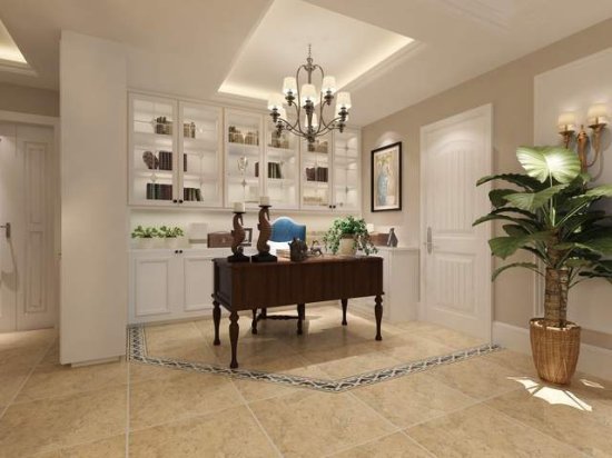 140平欧式三居室温馨实用，整体白色设计更显简单温馨