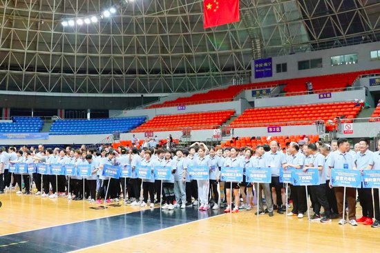 中国职工气排球系列赛海宁开幕