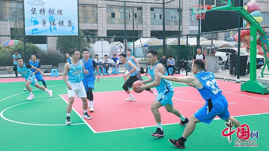 自贡市沿滩区举行“魅力沿滩·活力新城”社区（村）篮球<em>比赛</em>