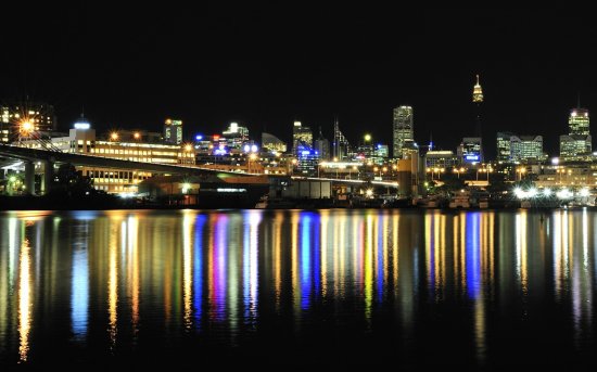壁纸 悉尼/HDR 澳洲悉尼Anzac Bridge 夜景壁纸