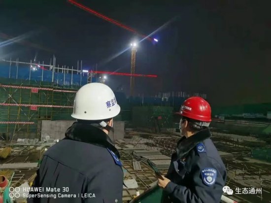 北京市通州区生态环境局通报 2021年2月施工工地扬尘监测情况