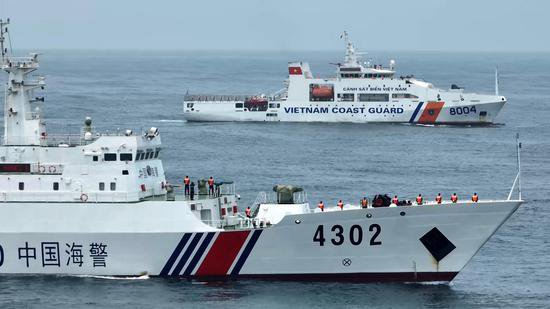 中越海警开展2024年第一次北部湾海域联合巡逻