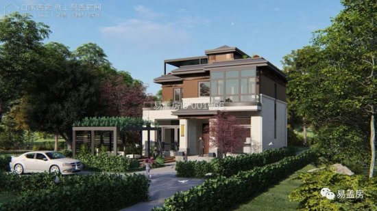 易盖房丨12.7m×11.1m，北京平谷带屋顶花园的新<em>中式别墅</em>