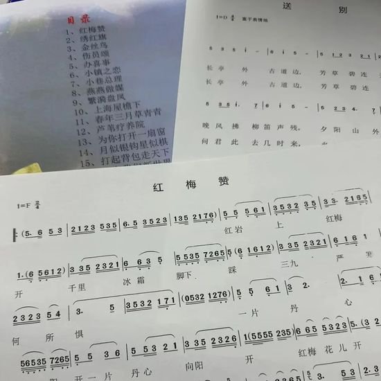 新泾中学学生制作沪剧唱段的数字乐谱，让寒假生活“唱”着过！