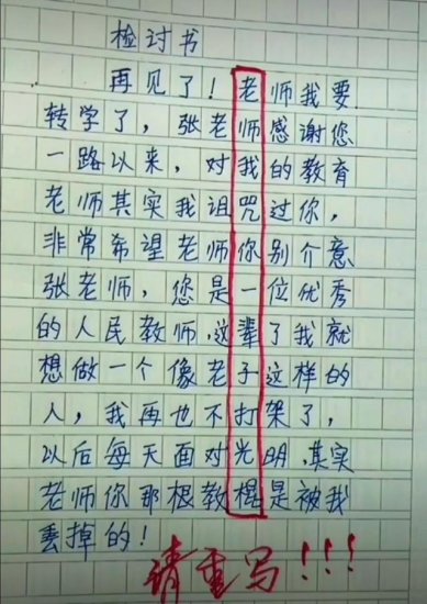 小学生写给爸爸的信走红，<em>百字作文</em>用11个成语，网友自愧不如