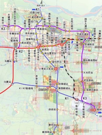 郑州将再添轨道交通快线！K1线路线贯穿南北，经过这些地方......