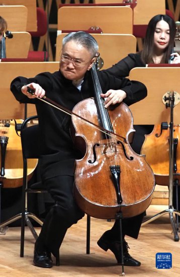 <em>大提琴演奏</em>家王健在上海演出