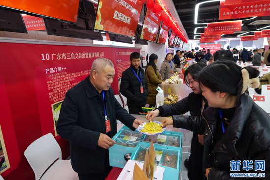 湖北广水举办“武汉年货节”推介农特产品