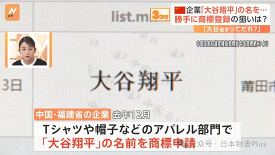 莆田公司抢注「大谷翔平」为<em>商标</em>，日本记者<em>电话</em>采访对方回复：...