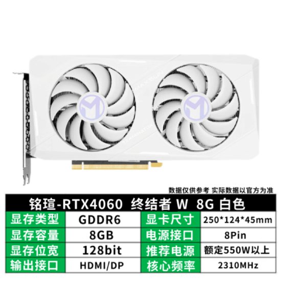 铭瑄 GeForce RTX 4060 终结者 8G<em>显卡</em>到手2349元！<em>性价比</em>极高...