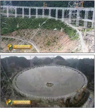 中国 天眼/天眼中国制造500米口径球面射电望远镜FAST