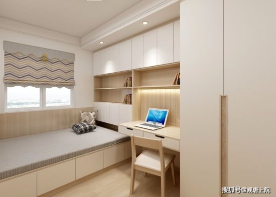 小卧室如何兼具收纳、学习功能又不显得拥挤？