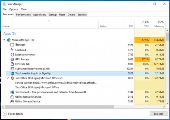 微软 Win11 任务管理器大幅改进 Edge 浏览器进程显示方式：资源...