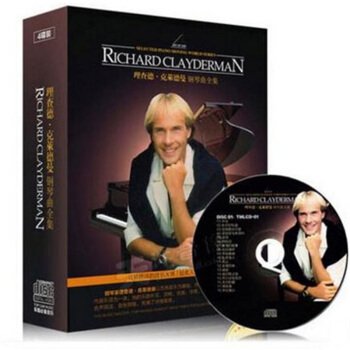 理查德/正版理查德克莱德曼钢琴曲经典全集cd古典音乐汽车载4CD唱片
