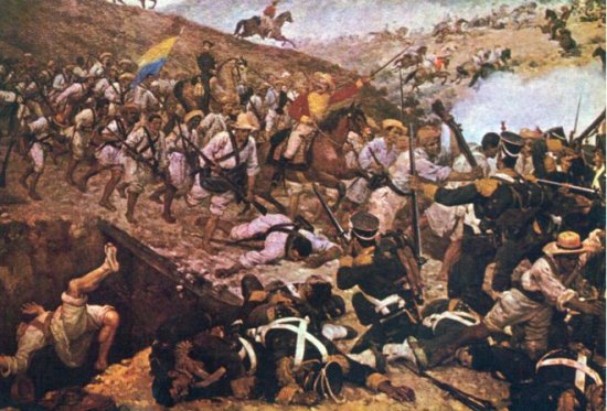西班牙在<em>秘鲁</em>的彻底溃败，<em>秘鲁</em>独立的关键战役，阿亚库乔战役
