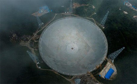 最大 世界 射电望远镜/世界最大单口径射电望远镜FAST主体工程完工