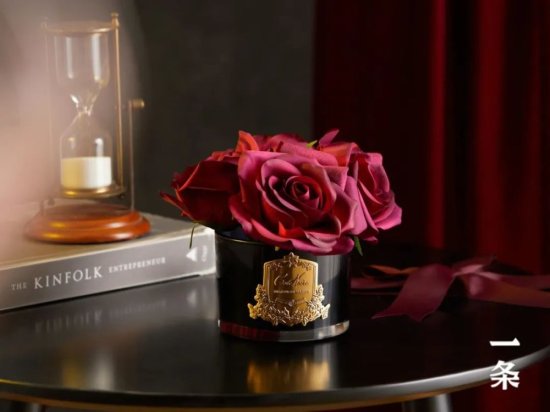 法国贵族香氛COTE NOIRE，手工制花，定格一朵永不凋零的玫瑰