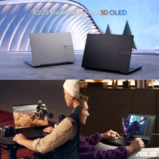 配裸眼 3D OLED 屏幕，华硕推出两款笔记本<em>电脑</em>