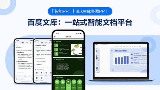 <em>百度文库</em>AI新功能全面开放，中国上亿网民将实现“PPT自由”