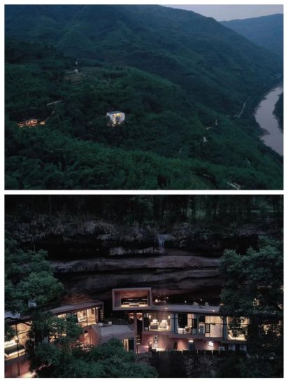 首个天然瀑布洞穴酒店在贵州开业