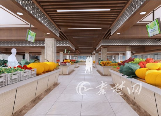 武当山沿河路农贸市场内部<em>装修改造工程</em>启动 工期3个月