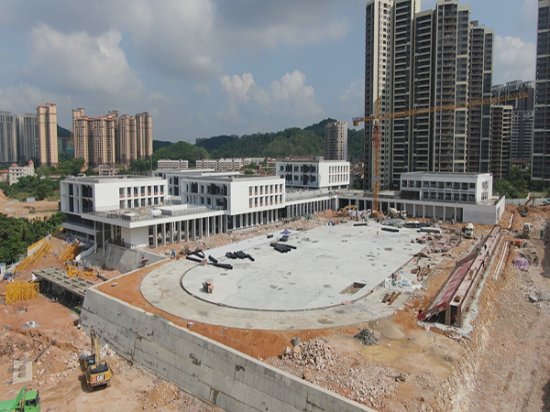 <em>博罗</em>中学中洲学校建设已进入尾声 九月如期开学